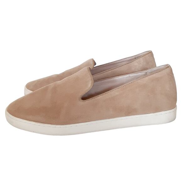 Birdies The Swift Shell Sneakers Sand Genuine Suede Slip On Shoes Womens 10.5 - Picture 2 of 13